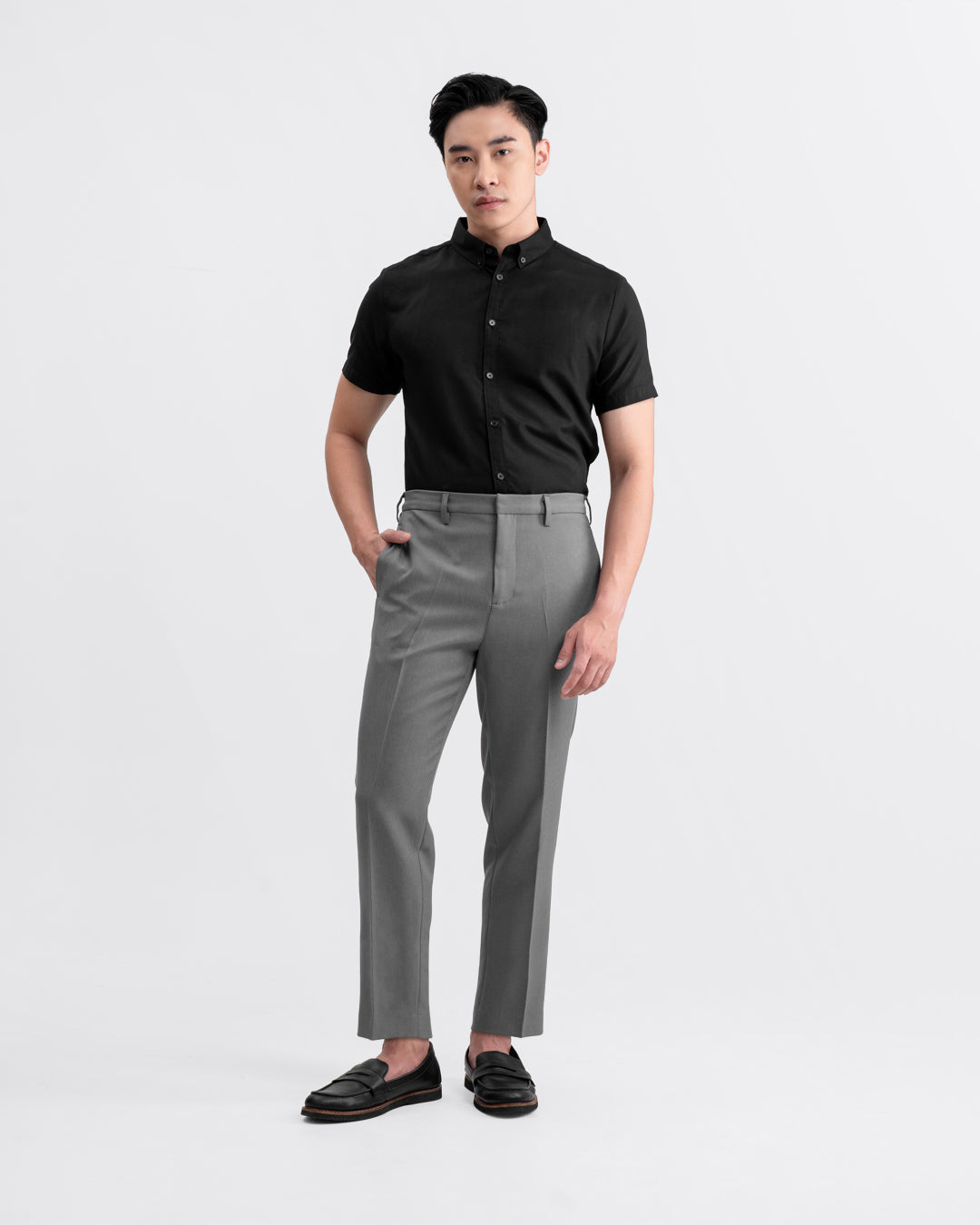 Tailor Ankle Pants Dark Gray