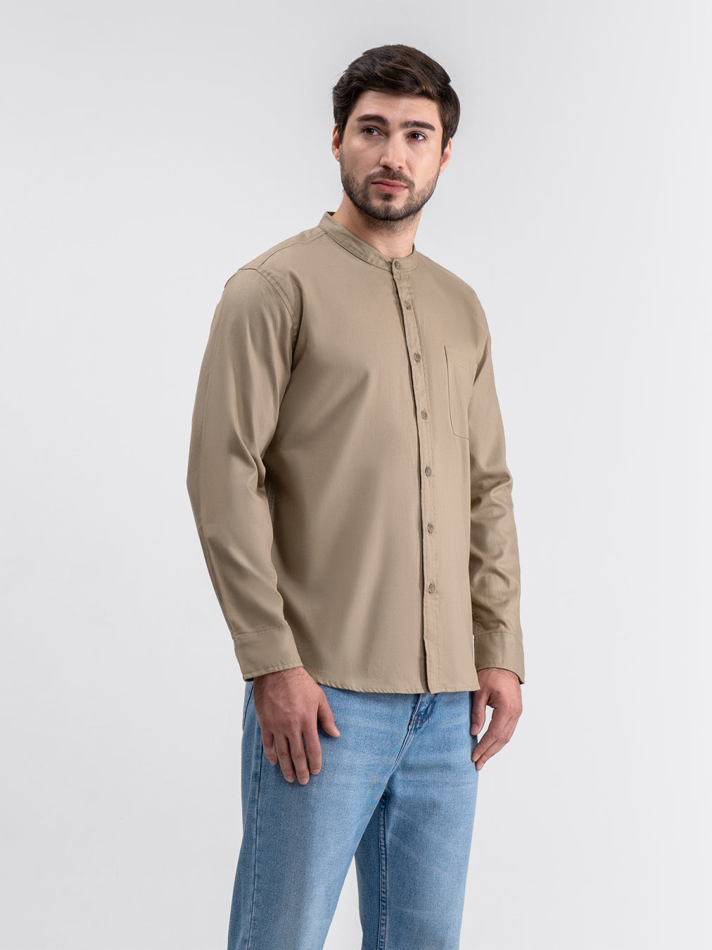 Orient Long Shirt Beige