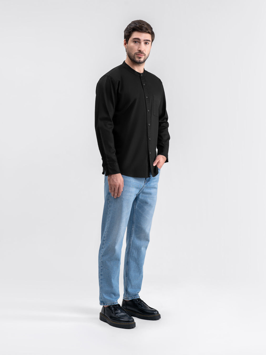 Orient Long Shirt Black