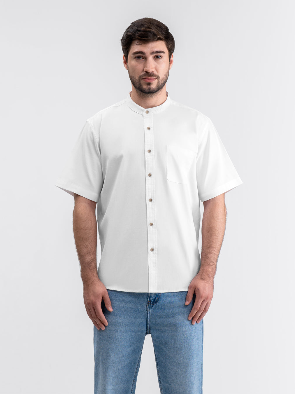 Orient Short Shirt White