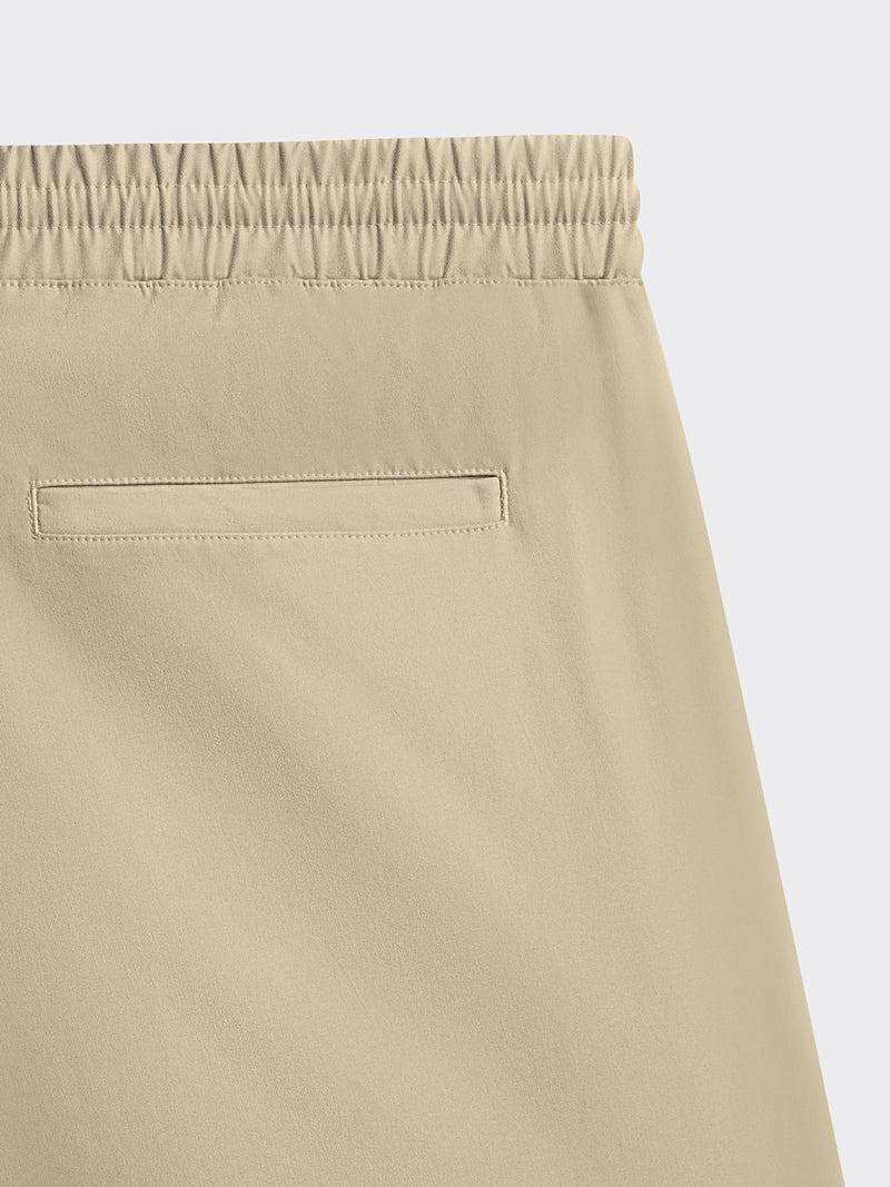 Tapered Flex Shorts Beige