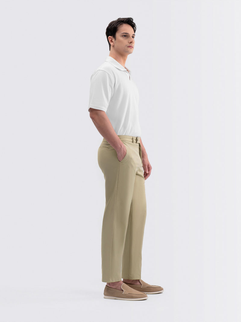 Feather Chino Pants Beige