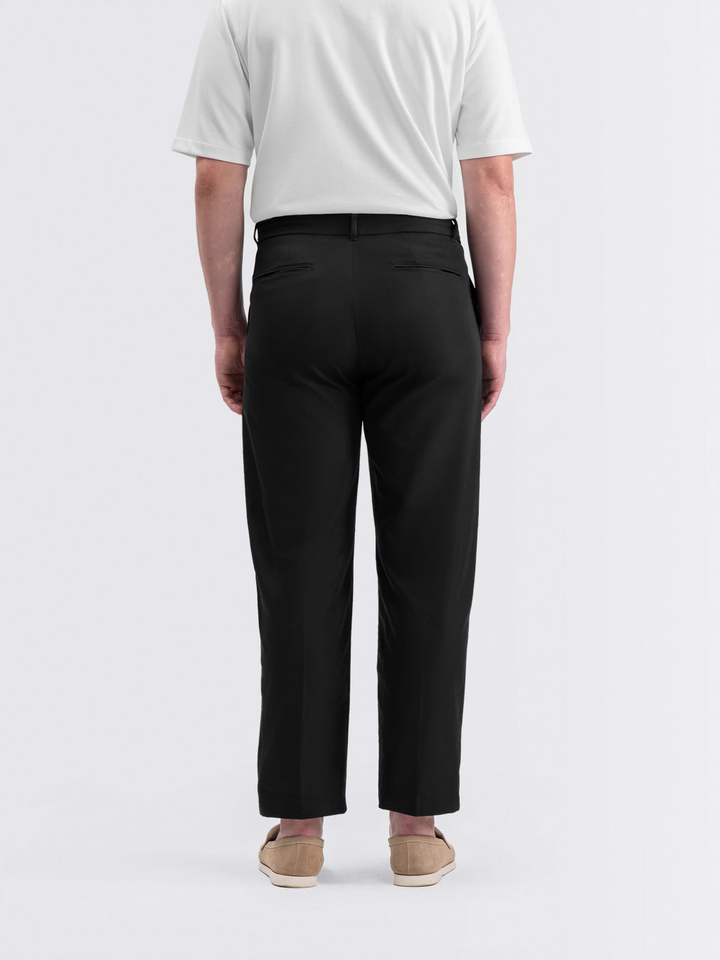 Feather Chino Pants Black