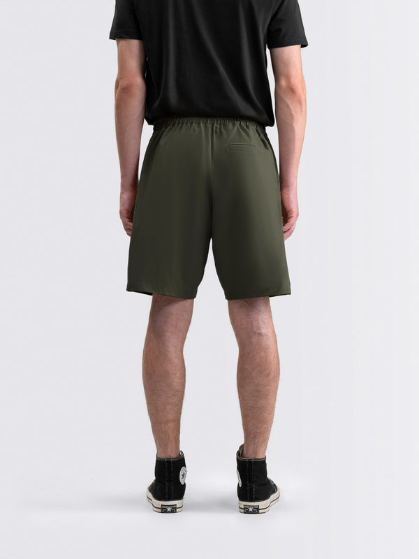 Tapered Flex Shorts Dark Olive