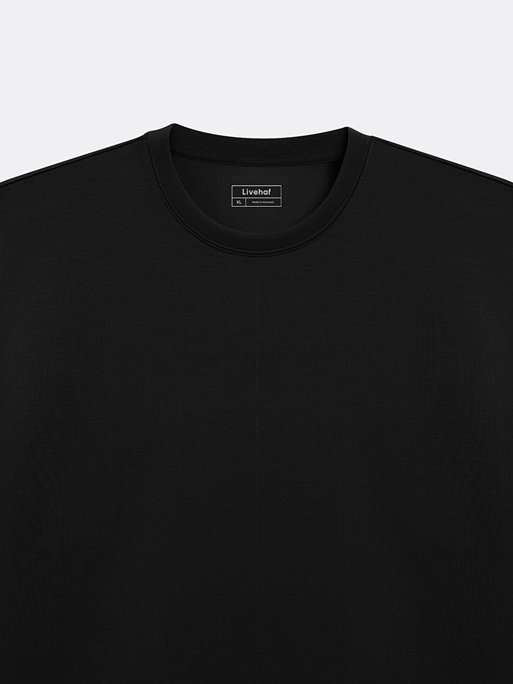 Wide Oversized Tee Black