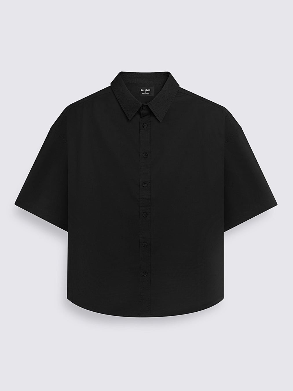 Boxy Short Shirt Black