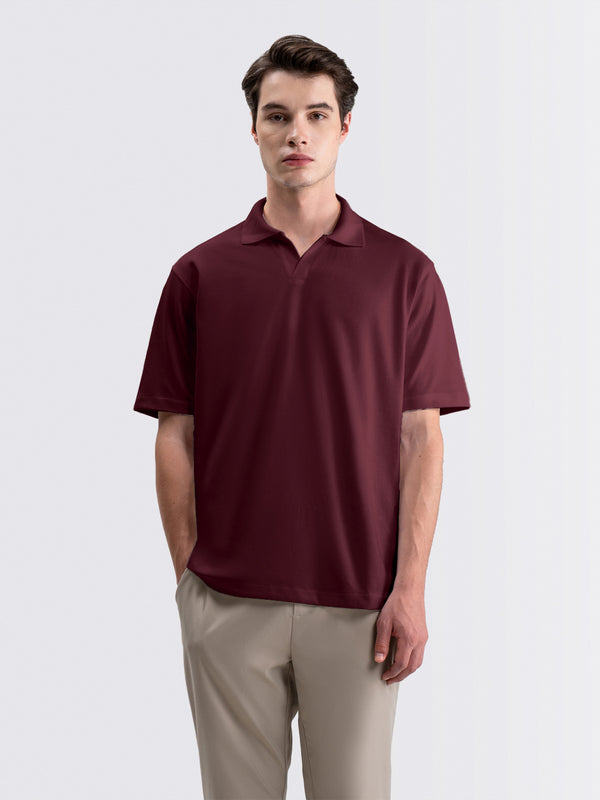 Suave Polo Shirt Wine