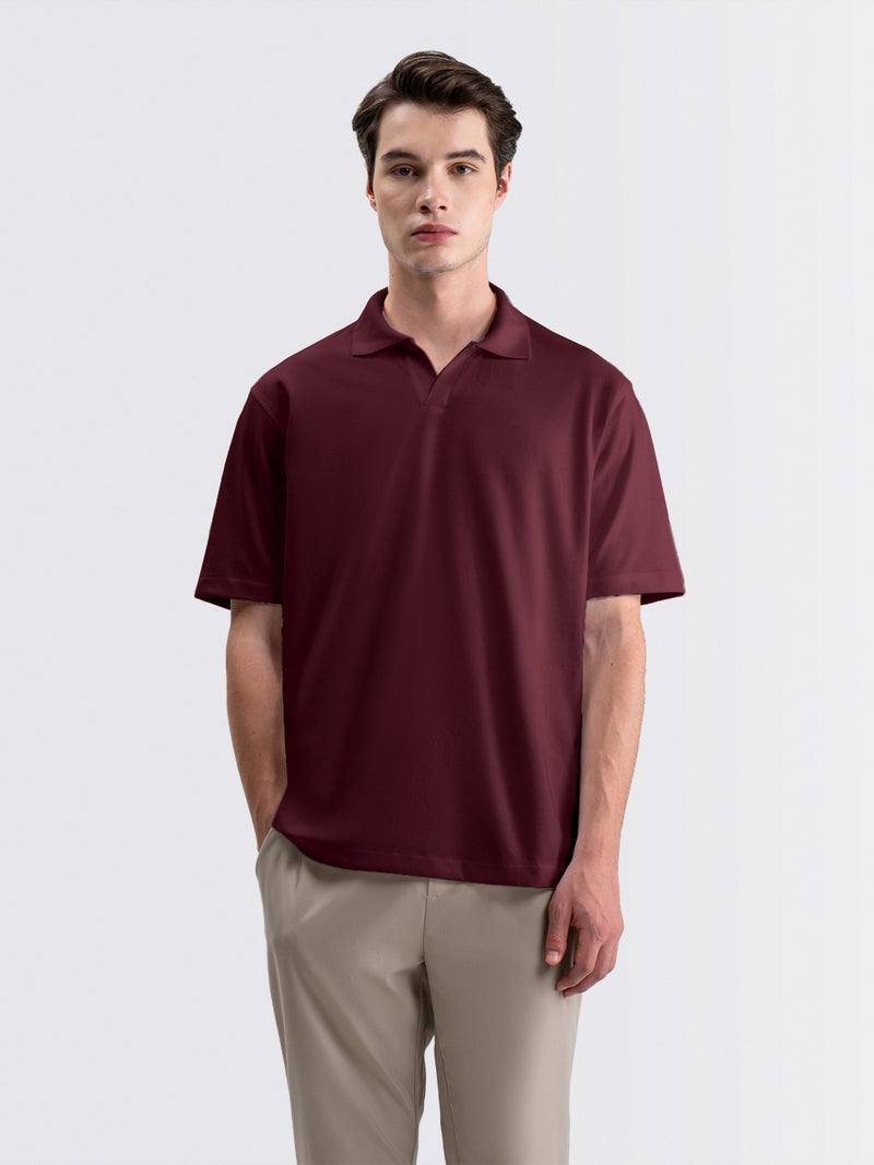 Suave Polo Shirt Wine