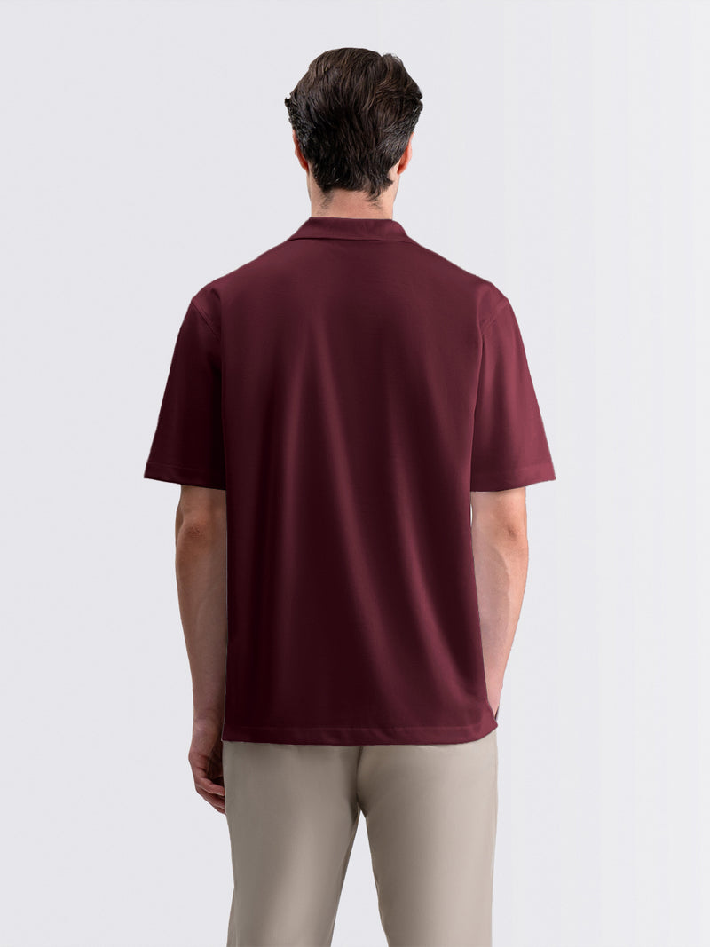 Suave Polo Shirt Wine