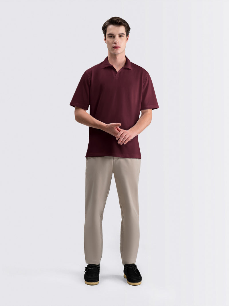 Suave Polo Shirt Wine
