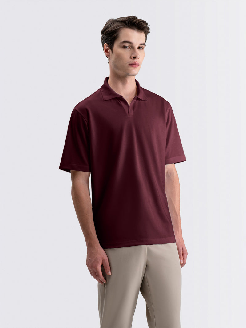Suave Polo Shirt Wine
