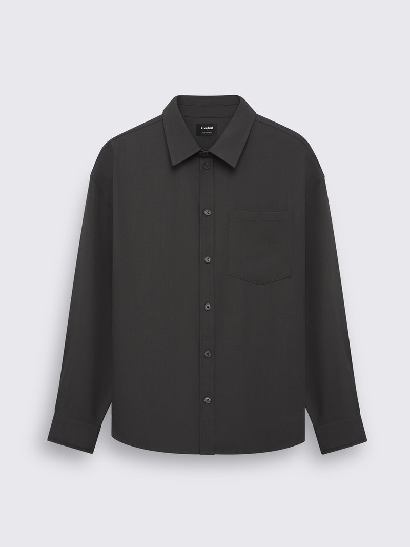 Barron Long Shirt Charcoal