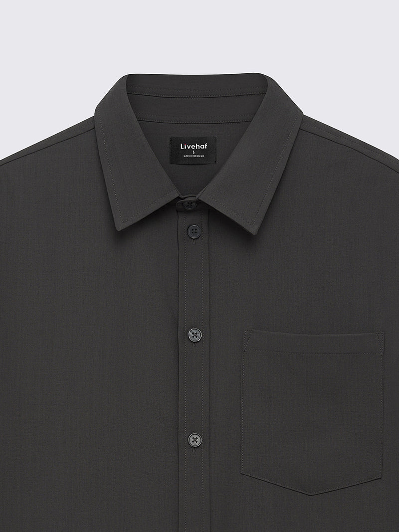 Barron Long Shirt Charcoal