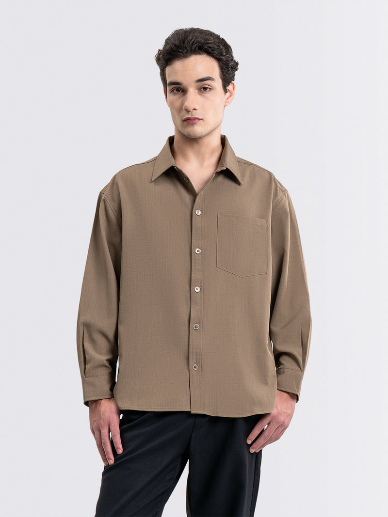 Barron Long Shirt Coffee