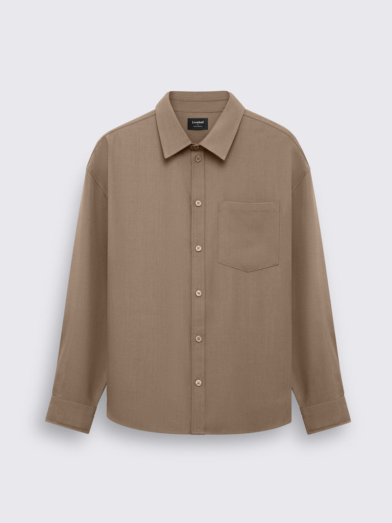 Barron Long Shirt Coffee
