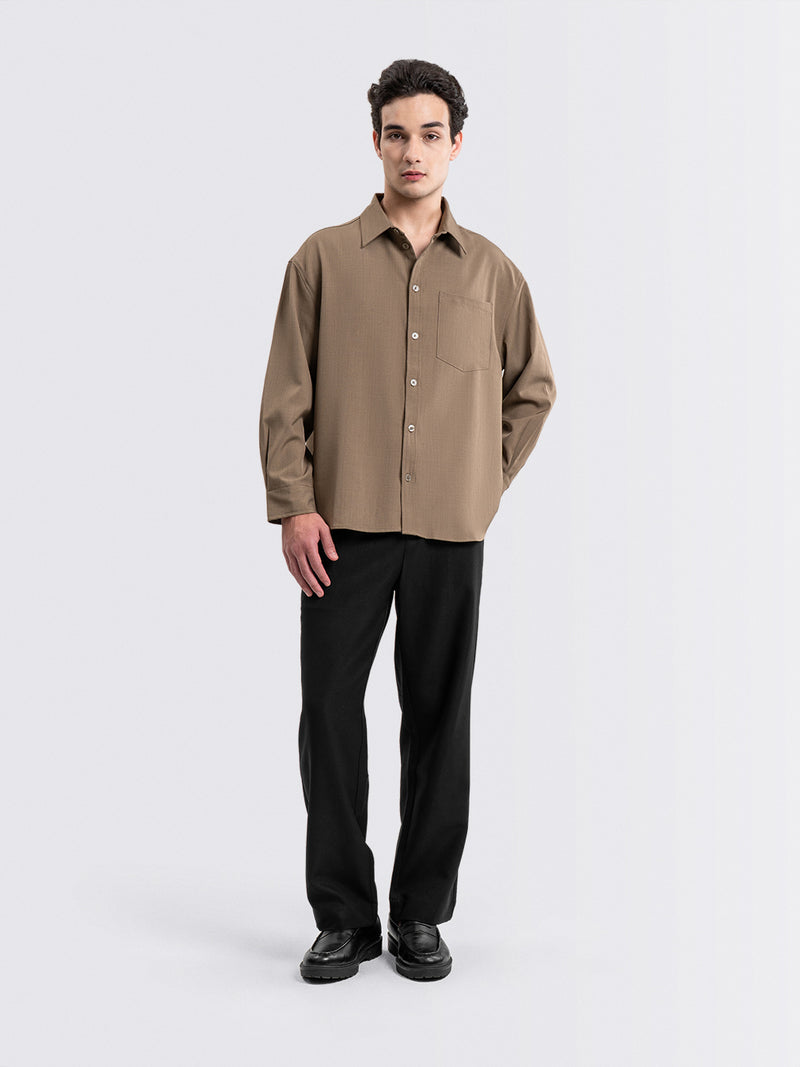 Barron Long Shirt Coffee