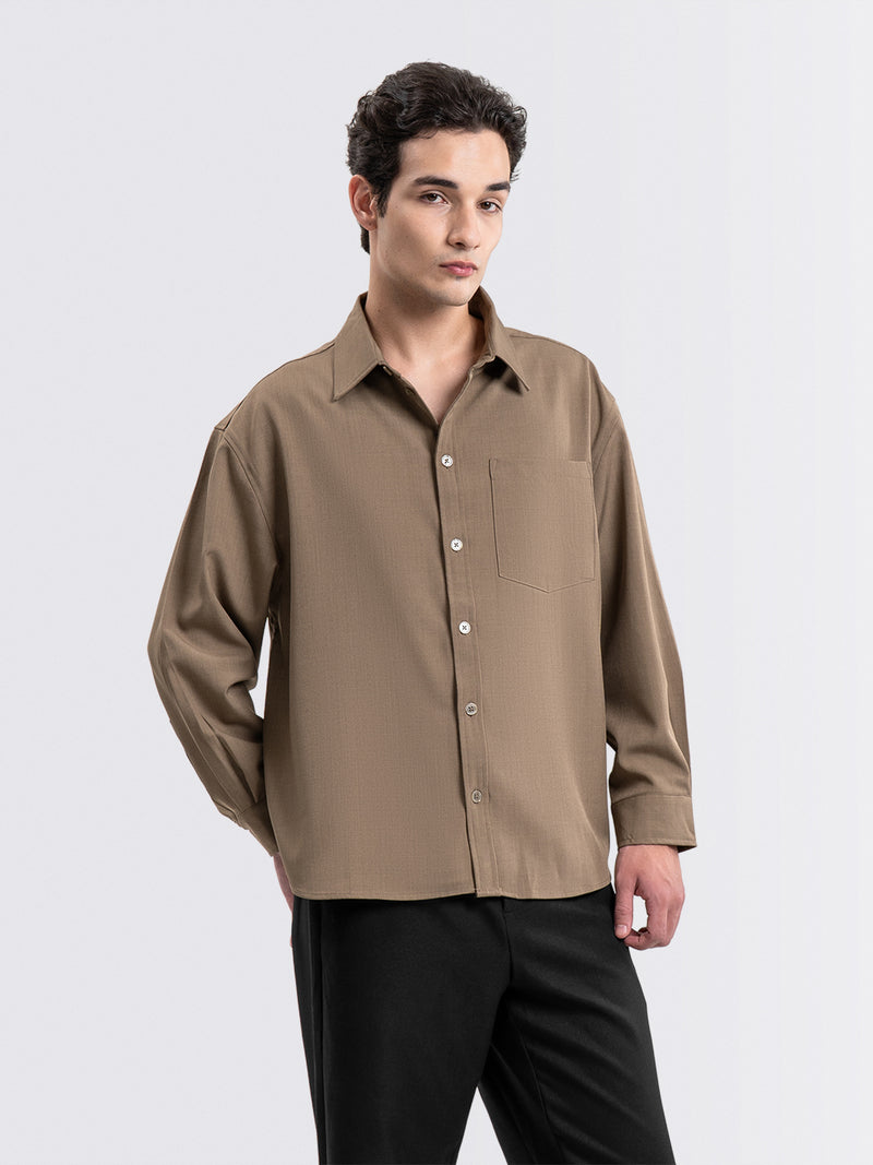 Barron Long Shirt Coffee