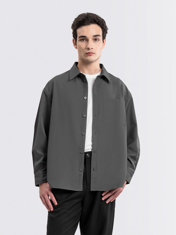Barron Long Shirt Dark Gray