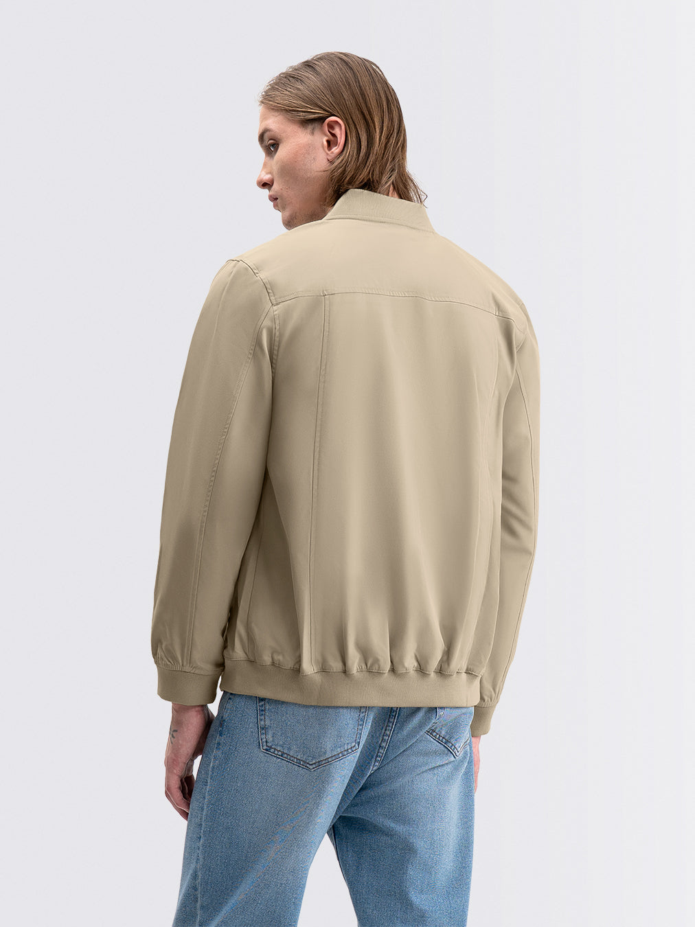 Bomber Shin Jacket Beige