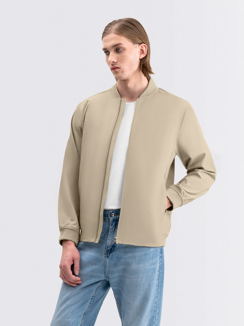 Bomber Shin Jacket Beige