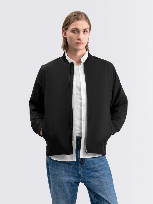 Bomber Shin Jacket Black
