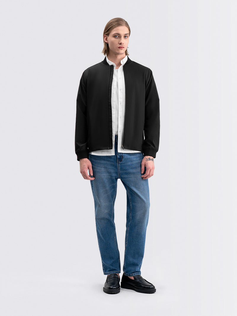 Bomber Shin Jacket Black