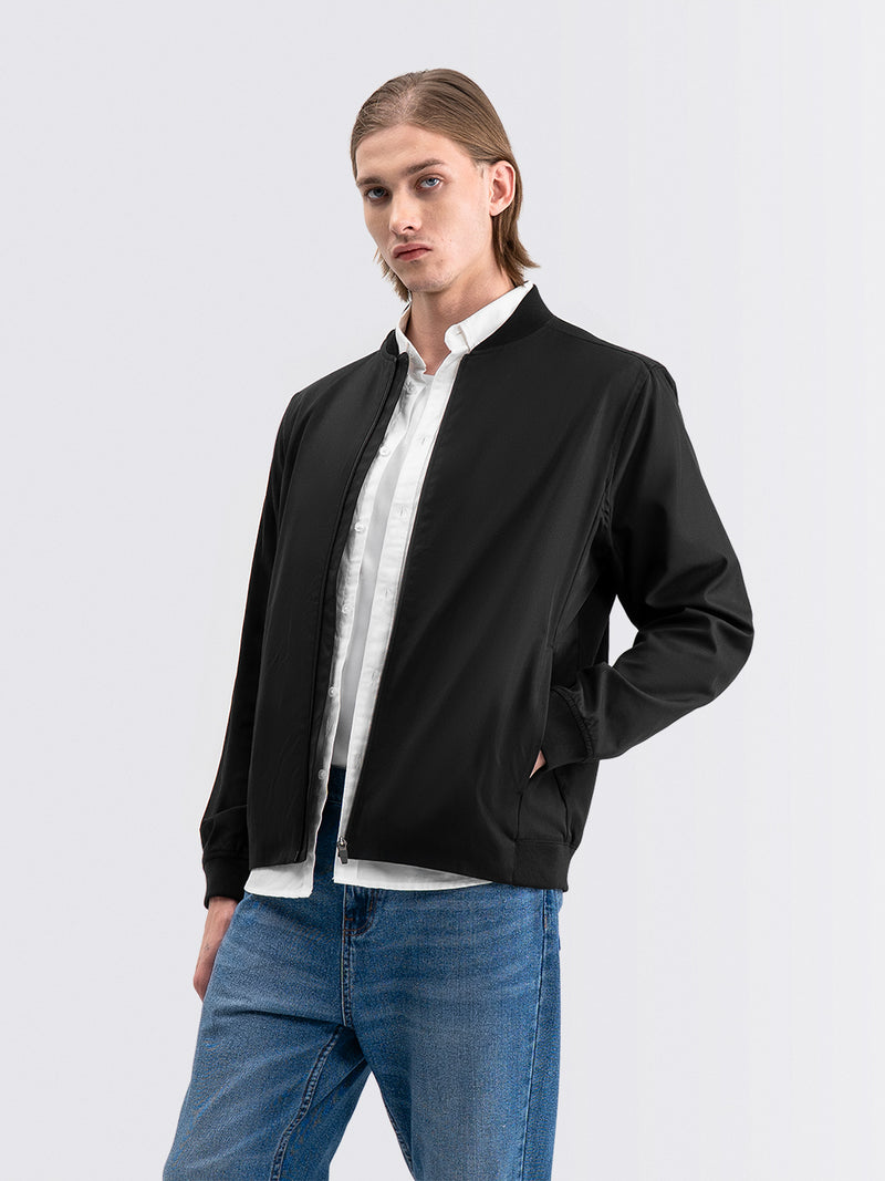 Bomber Shin Jacket Black