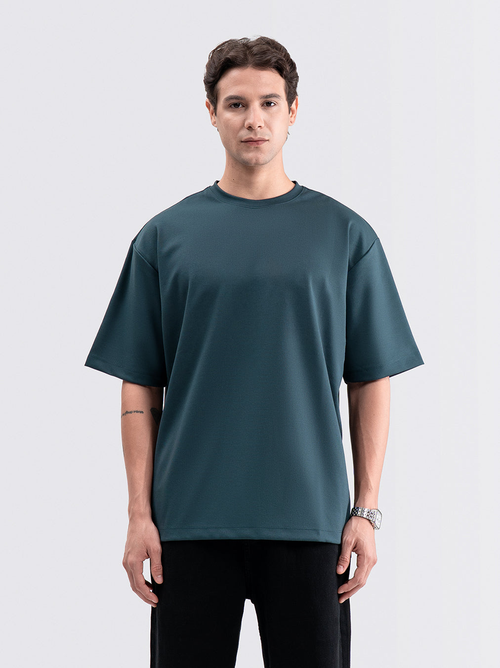 Boxy Ease Tee Deep Teal