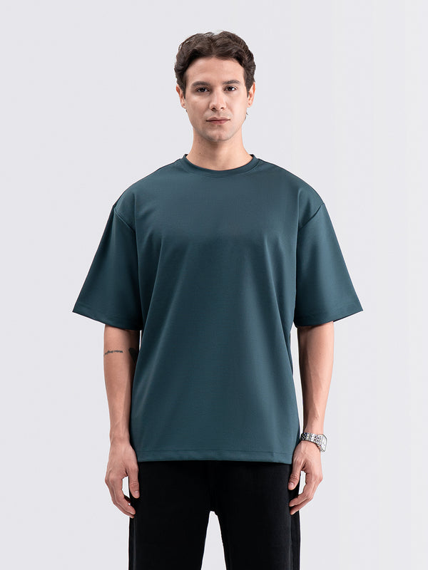Boxy Ease Tee Deep Teal