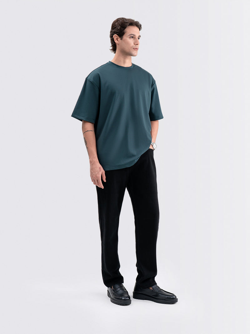 Boxy Ease Tee Deep Teal