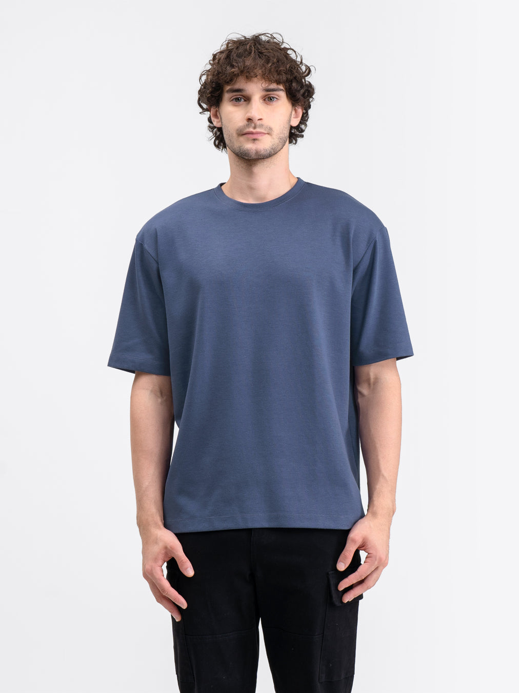 Boxy Ease Tee Denim