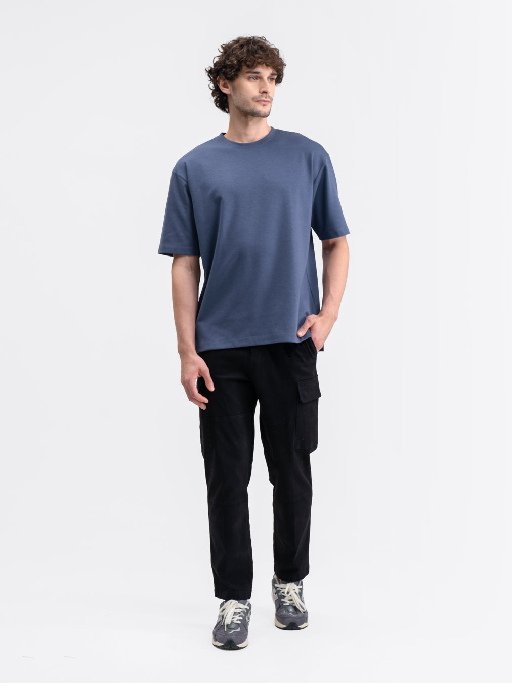 Boxy Ease Tee Denim