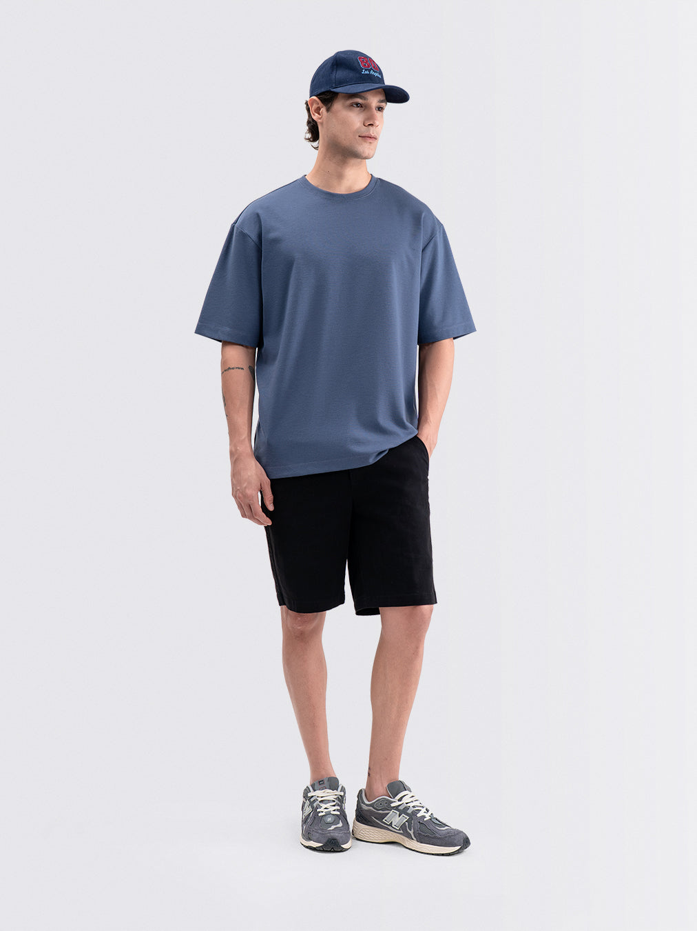 Boxy Ease Tee Denim
