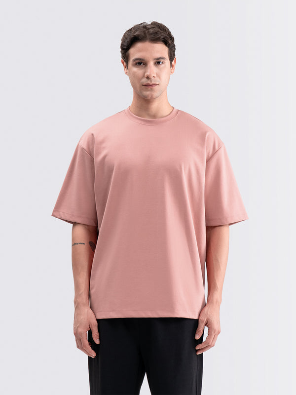 Boxy Ease Tee Dusty Pink