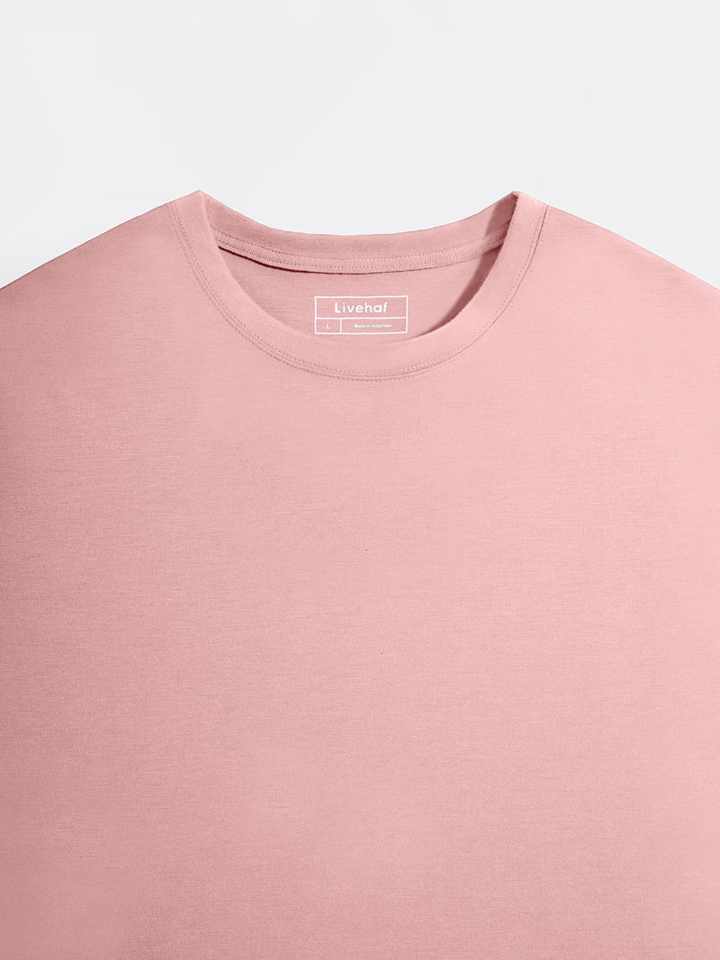 Boxy Ease Tee Dusty Pink