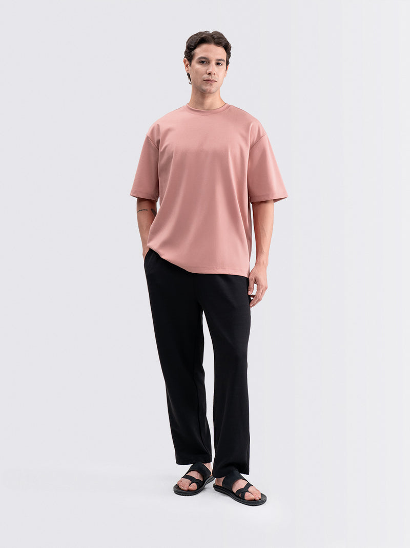 Boxy Ease Tee Dusty Pink