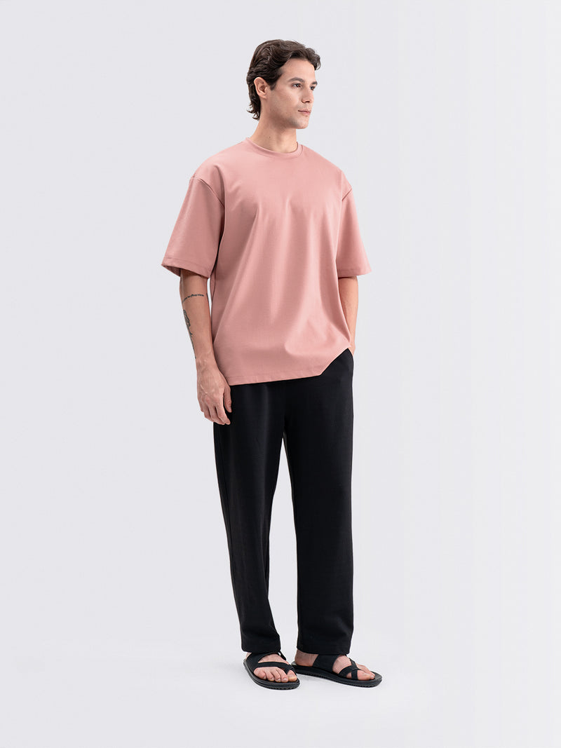 Boxy Ease Tee Dusty Pink