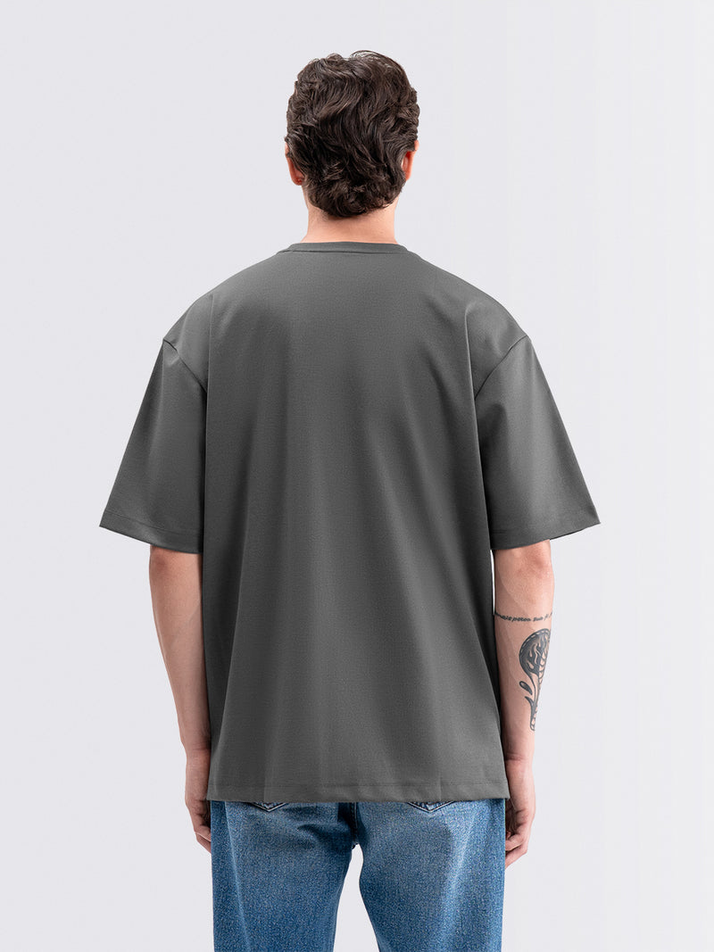 Boxy Ease Tee Gray