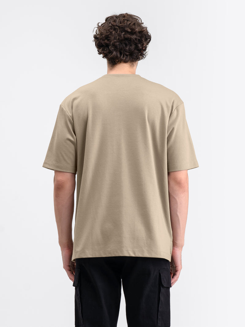 Boxy Ease Tee Latte