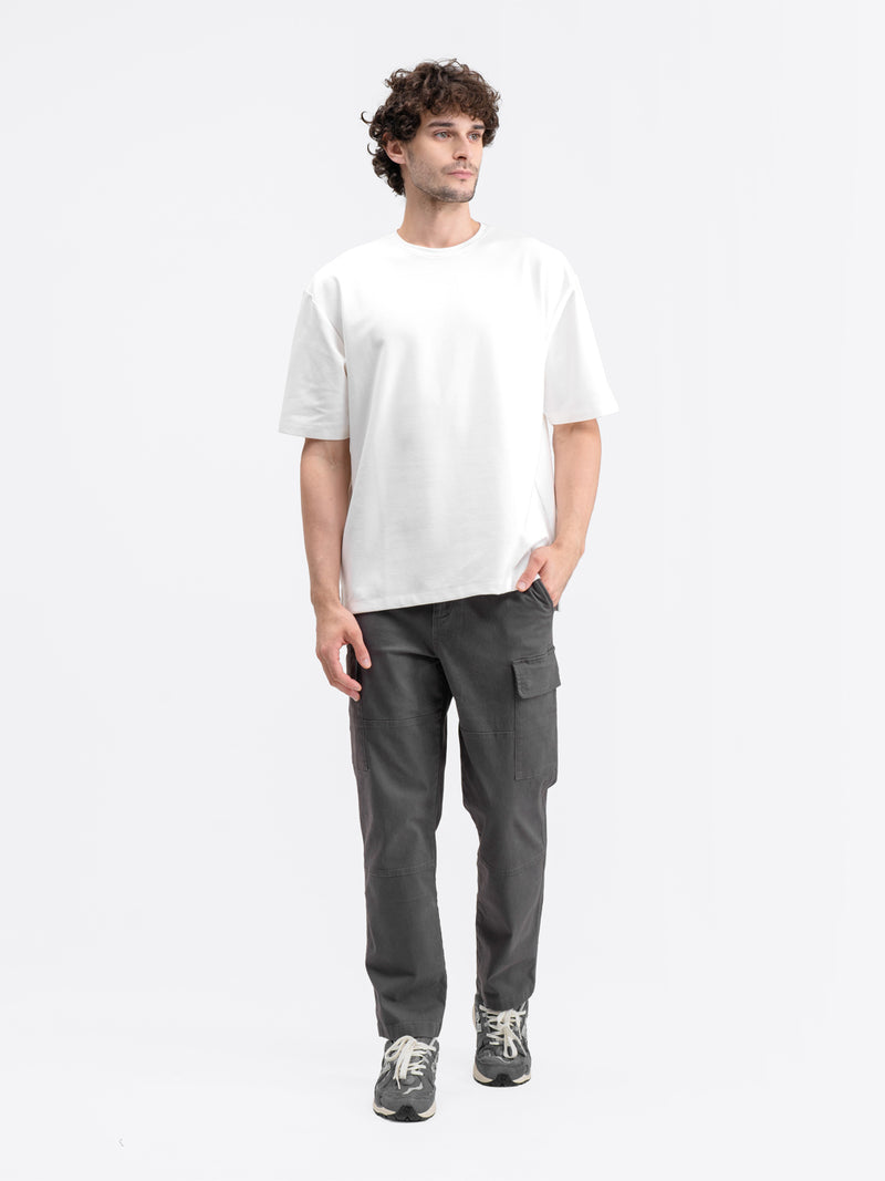 Boxy Ease Tee Natural