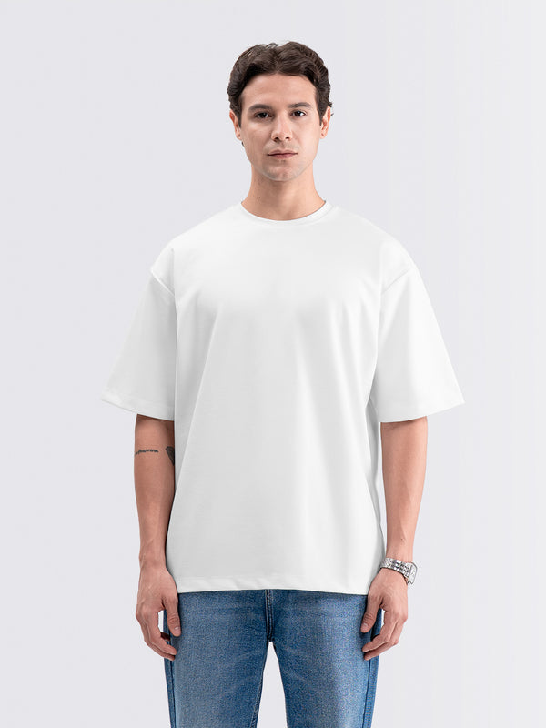 Boxy Ease Tee Natural