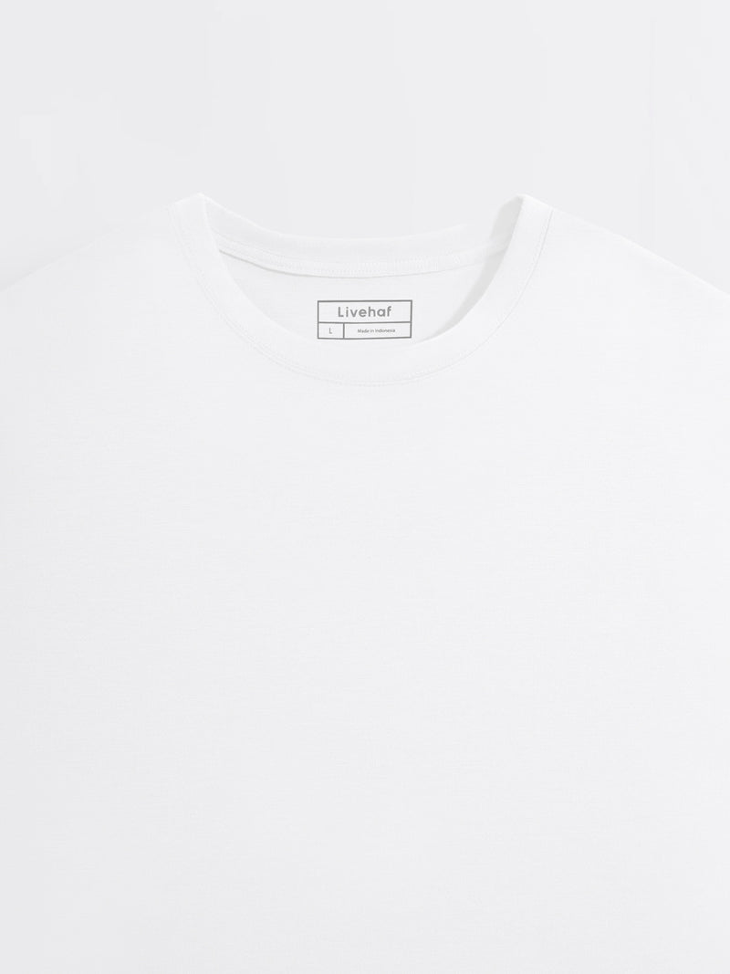 Boxy Ease Tee Natural