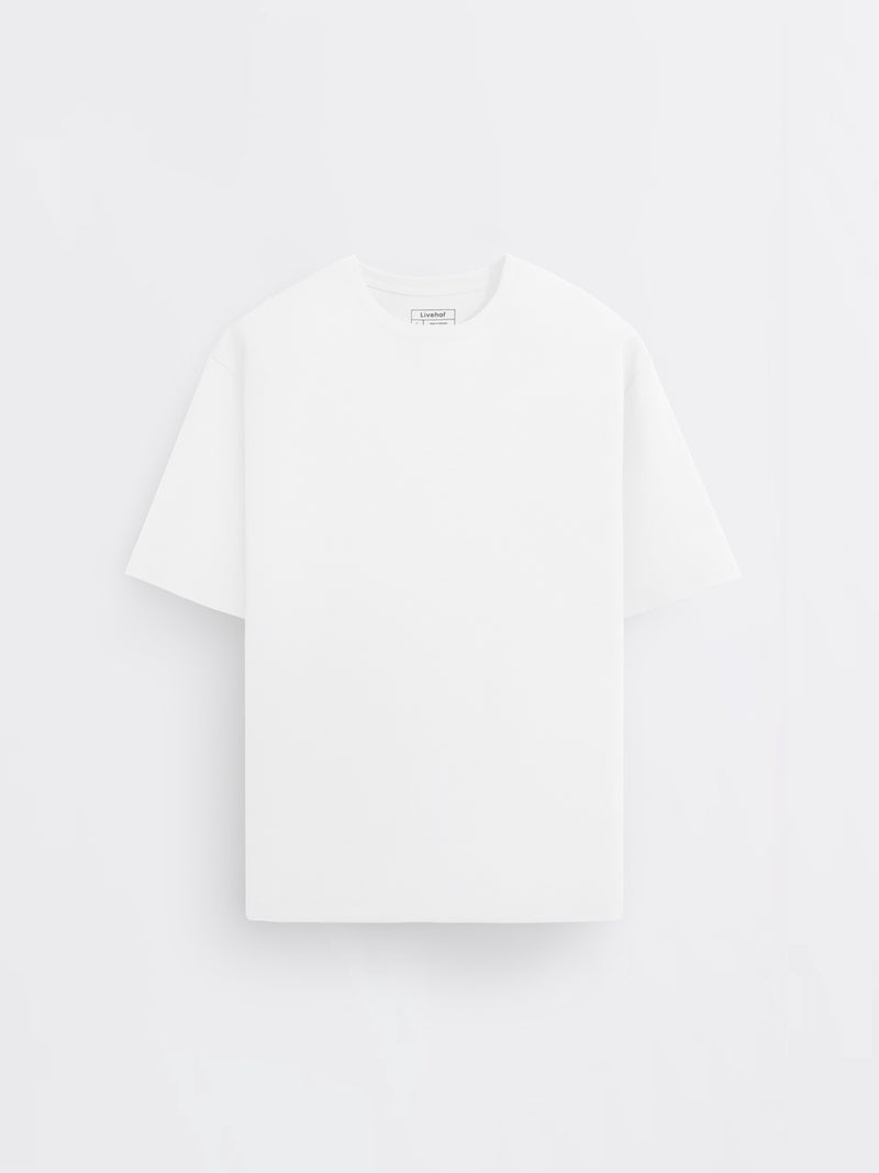 Boxy Ease Tee Natural