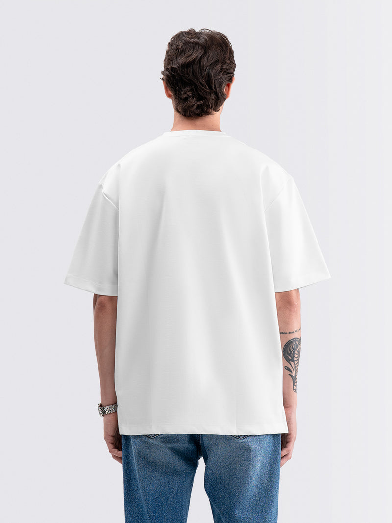Boxy Ease Tee Natural