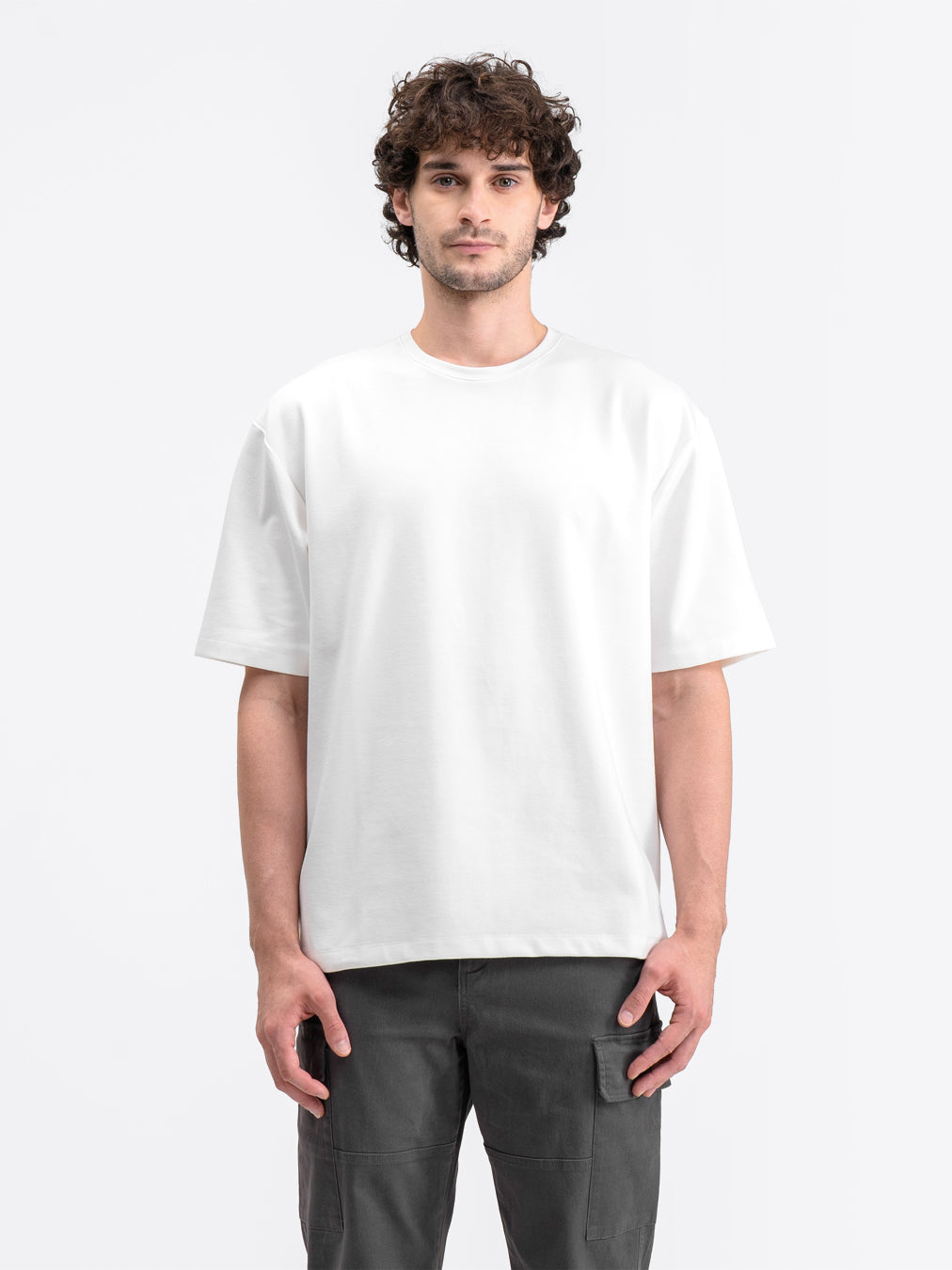 Boxy Ease Tee Natural