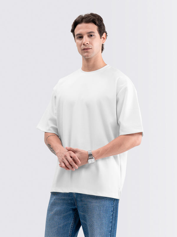 Boxy Ease Tee Natural