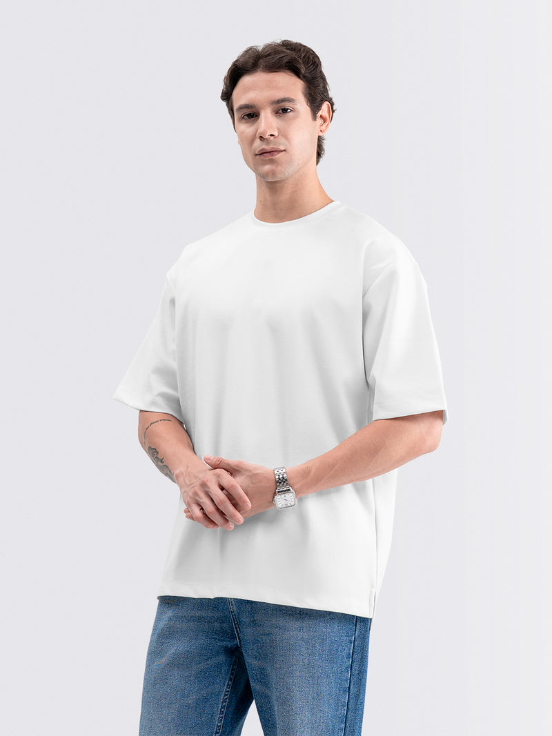 Boxy Ease Tee Natural