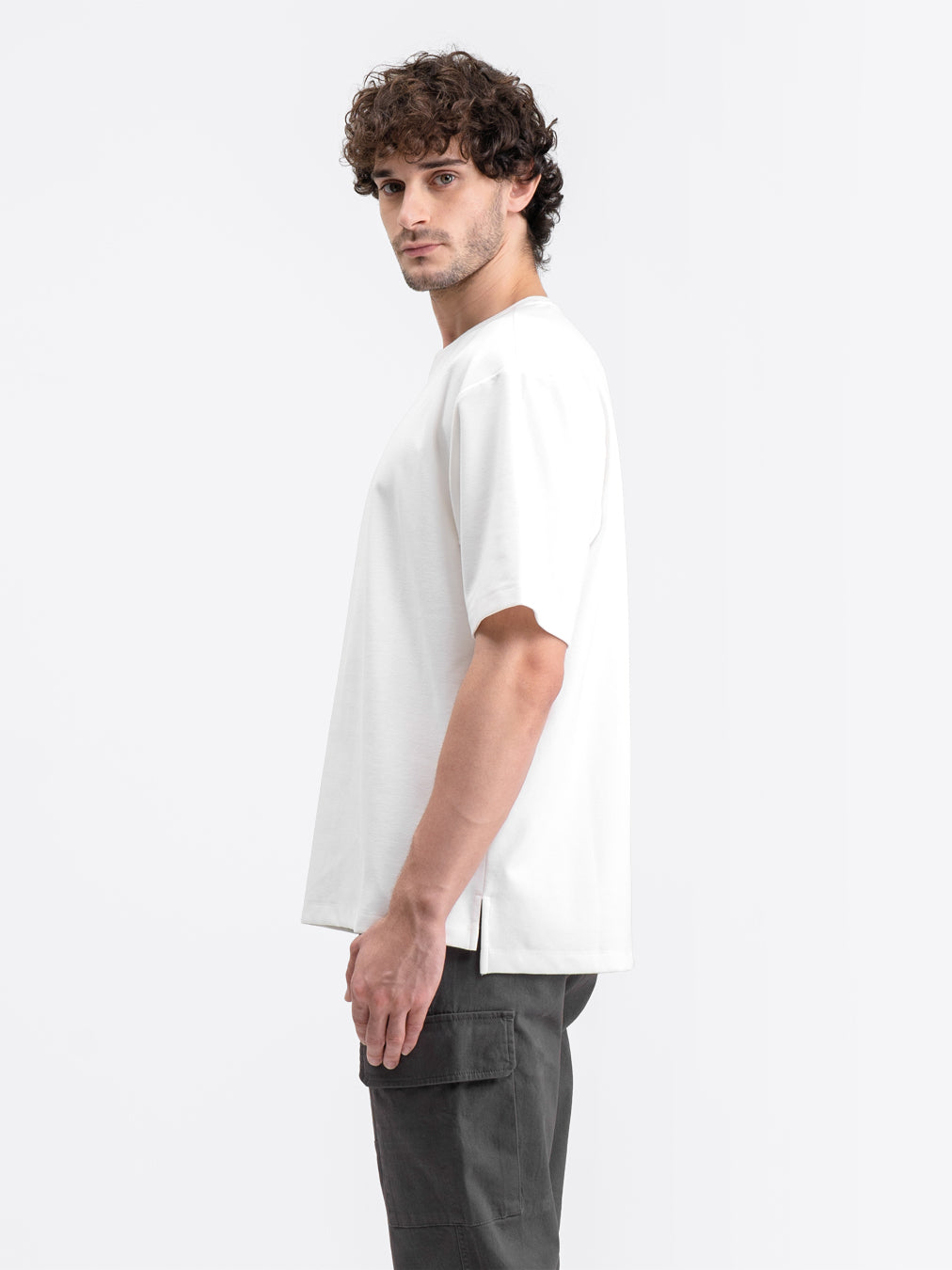 Boxy Ease Tee Natural