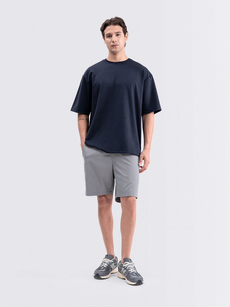 Boxy Ease Tee Navy