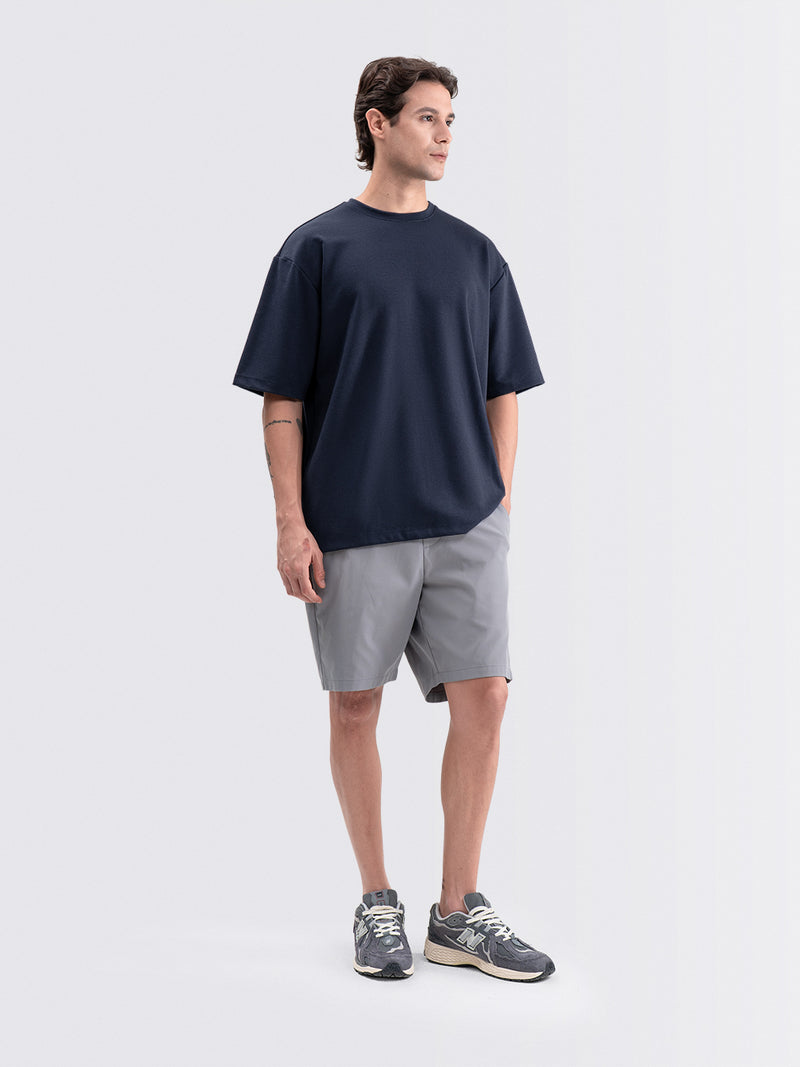 Boxy Ease Tee Navy